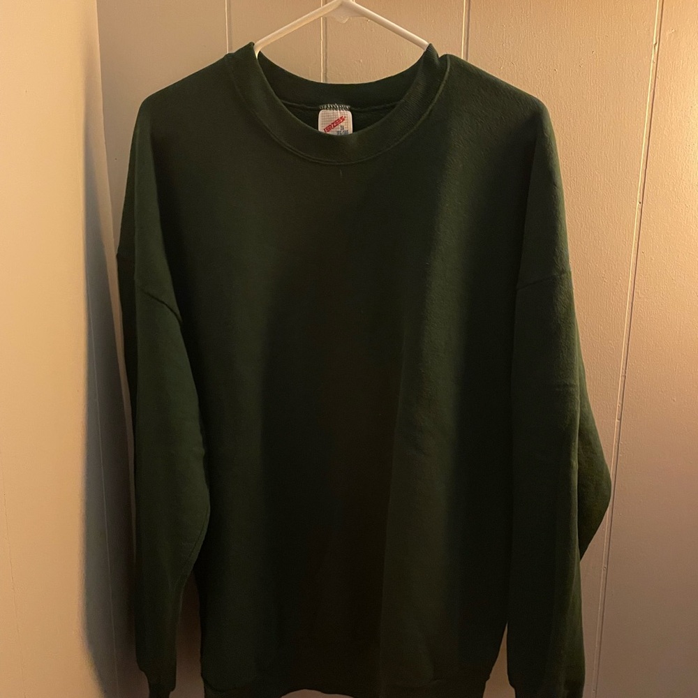 Jerzees Men's Forest Green Sweatshirt